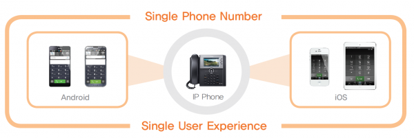 Phone system single user experience