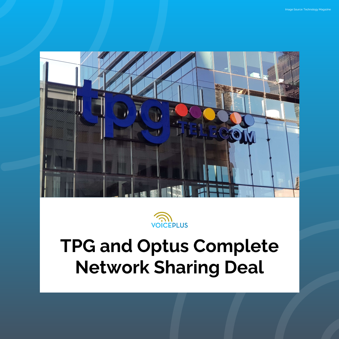 TPG and Optus Complete Network Sharing Deal